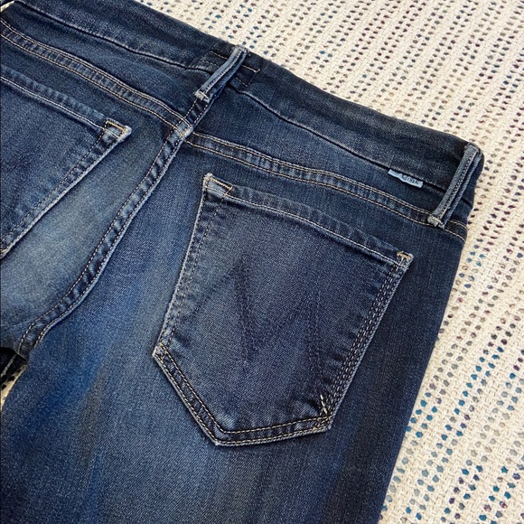 MOTHER ‘The Looker’ Ankle Coffee Tea or Me Wash Size 26 x 28” Designer - Picture 2 of 14